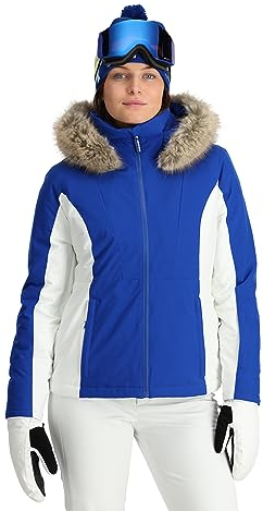 Spyder Damen Vida Isolierte Skijacke, Blau (Electric Blue), 14