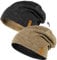 Sukeen Mütze Herren Wintermütze Beanie Herren Mütze Damen Mütze Winter Beanie Elastisch Strickmützen Knit Cuffed Beanie Hat Weich, Warm, Stretch, Bequem, Atmungsaktiv Geschenk für männer Frauen