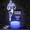Nachttischlampe - Touch-Nachtlicht M.Jordan Basketballspieler 3D-LED-Lampe Illusion, Geschenkidee Weihnachten Geburtstag Junge und Mädchen Nachttischlampe Kinder- oder Erwachsenenzimmer TOP