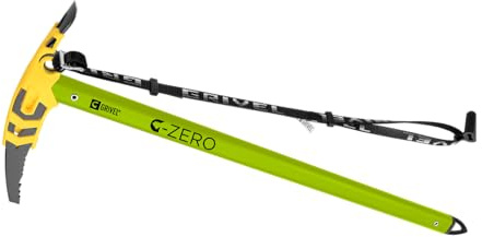 GRIVEL G Zero Green Eispickel mit langem EVO, 58 cm, CE-Stollen, Uni, Erwachsene, 58