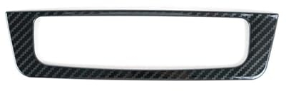 Auto Innenstyling Auto Hinten Sitz Heizung Rücksitz Aufkleber Rahmen Dekoration Aufkleber Trim Innen Zubehör Für Q5 FY 2018-2020 (Farbe : Carbon Black)