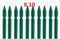MED - 10 PZ Palo Paletto in ferro a T 30x30x3 mm Plastificato Verde per Rete Recinzione Metallica – Altezza 200CM – Robusto, Anticorrosione – TUTTE LE MISURE - MADE IN ITALY (10 PZ H. 200 CM)