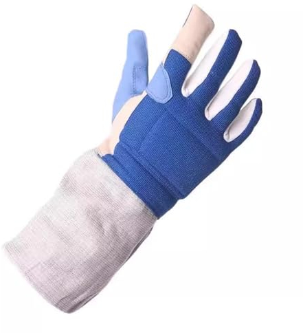 VIQUTRG Fechthandschuhe, Fechtausrüstung für Kinder und Erwachsene, Florett-, Degen-, Säbel- und Fechtwettkampf-Trainingshandschuhe (Color : Right Hand, Size : 7)