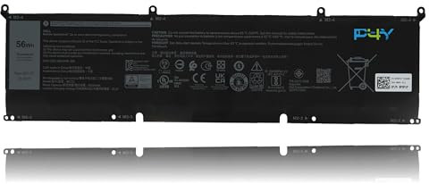 P4Y Batterie Piles 56WHR 3C 11.4V 8FCTC pour Dell G séries Inspiron XPS Precision Vostro Compatible avec Alienware P8P1P DVG8M