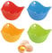JJiaoLinin Egg Poacher,4 Stück Silikon-Ei-Pochierer Cups Antihaft Pochieren Pods Mikrowelle Ei Pochierer Form hochtemperaturbeständiger Antihaft-Eierkocher für Kochgeschirr, Dampfgarer, Mikrowelle