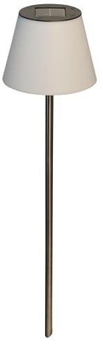 Luxform, Solarleuchten für außen, Maspalomas, Solarlampen, Terassendeko, Solar Stehlampe outdoor, Sonnenlicht Lampe, Kunststoff, Schwarz