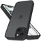 Mootobo for iPhone 15 Case 6.1 inch, Matte Shockproof Bumper Phone Cover, Military-Grade Protection 360°Full Body Frosted Translucent Back Anti-Fingerprint Phone Case for iPhone 15 - Black
