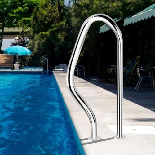 304 Corrimano della piscina interrata dell'acciaio inossidabile con la ringhiera durevole della scala della stazione termale di capacità di carico di 304 libbre per l'ingresso dello stagno