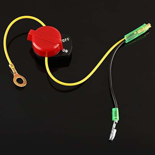 Engine On Off Stop Switch, Button On/Off Switch Replacement Lawn Mower Accessories Compatible for Honda Gx110 Gx120 Gx160 Gx200 Gx240 Gx270 Gx340 Gx390