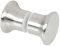 Mooche Poignées de Porte Multilatéral de Douche Rondes en Verre, en Acier Inoxydable, Poignées Rechange pour Cabine de Douche, Écran de Douche, Brossée