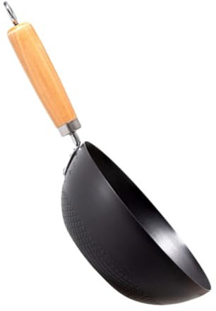 IMIKEYA Ustensiles De Cuisine Poêle À Frire Antiadhésive 20 Cm Mini Poêle Wok Pour Barbecue