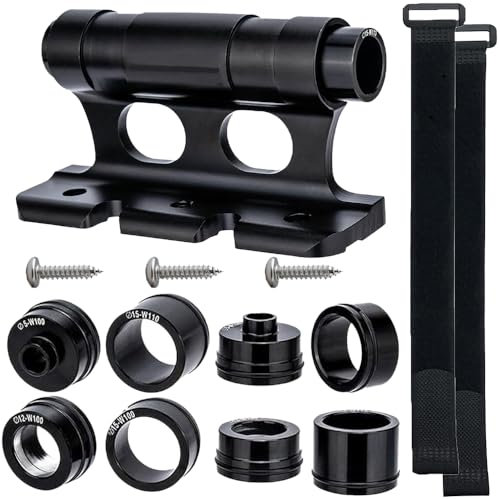 Support de fourche de vélo, bloc de montage polyvalent pour fourche de vélo, support de fourche avant de vélo avec 8 paires de housses latérales pour camion, SUV et remorque