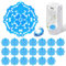 Colador De Urinario Con Aroma: 20 Piezas Filtro Para Urinario, Urinario Ambientador Protector, Filtro Urinario Perfumado, Desodorante De Urinario, Estera De Aroma De Urinario Para Urinario (Azul)