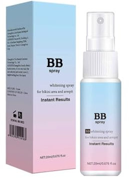 BB Cream Spray Concealer Foundation, Body Whitening Spray Concealer BB Gesichtsspray Gleichmäßiger Hautton Natürliche Abdeckung, Hydratisierend Geeignet für Körper Gesicht Hals Rücken (1PC, 20ml)