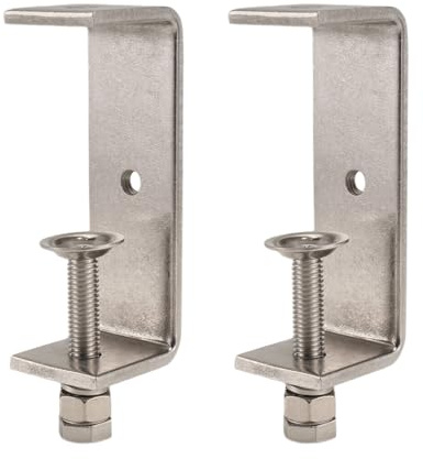 Happysnow Hochleistungsklemme Aus Metall, C-Klemme, Holzbearbeitungsklemme mit Breiten BackenöFfnungen (100 Mm), 2 StüCk