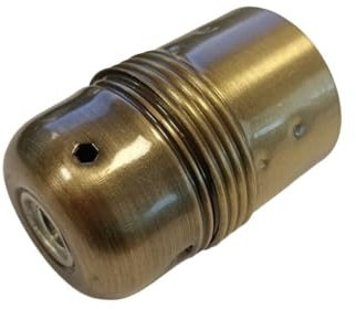 Zarivy Douille E27 à vis, finition en laiton, idéale pour les lampes d'intérieur et d'extérieur, apporte style et fonctionnalité.