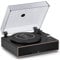 1 by ONE Plattenspieler mit Lautsprechern, All-in-One Vinyl-Player mit Bluetooth, AT-3600L Tonabnehmer, Riemenantrieb, Phono-Vorverstärker & RCA-Ausgang (33/45 RPM)