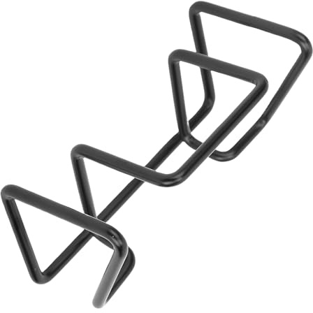SUNGOOYUE Metall-Visitenkartenständer, Modernes Design für Büro, Schreibtisch-Visitenkartenhalter, 5 Stück, Geeignet für die Organisation des Schreibtisches (BLACK)