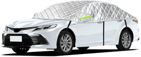 Halbgarage Auto Kompatibel für Ford Focus Wagon(2010-2025), Wasserdicht Schutz vor Schnee Frost und Hagel UV-beständig mit Reflektorstreifen