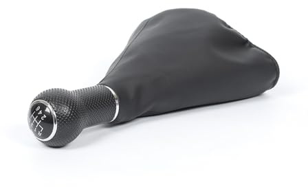 Schaltknauf Für VW Für POLO 6N 6N2 Für Golf 3 MK3 Für Vento Für Lupo 1996-2001 5-Gang-Auto-Schaltknauf Mit Leder Schaltknauf Auto(6 speed)