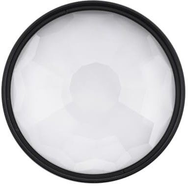 VALICLUD Kaleidoskop Prismen Fotografie Glas Kameraobjektiv Zubehör Satz mit Klarheit und Transparenz für Landschaften und Nachtszenen Schwarz