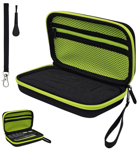 Henjunu Étui pour Rasoir Electriques Hommes QP2520, QP2530, QP2620 | Étui de Voyage imperméable Rigide Housse Cas, Rangement Antichoc en EVA,pour Les Voyages et la Maison