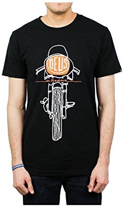 Deus ex machina Frontal Matchless Short Sleeve T-Shirt Small Black