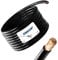 Batteriekabel Aderleitung SCHWARZ H07V-K 95 mm² - Batterie Kabel 99,9% OFC Kupfer - Schnitt Meterware nach Ihren Wünschen - 95mm2 (95 mm2)