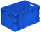 Stabile Eurobox 60x40x32cm Made in Germany | Eurobehälter in verschiedenen Höhen & Farben | Stapelbox ideal für Ordnung, Transport & Lager | Premium Qualität (320 mm, blau)