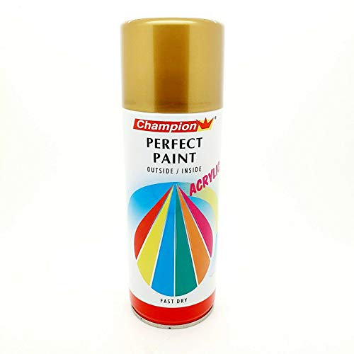 Gold Spray Paint Aerosol Auto Car Primer Matt Gloss Metallic Wood Metal Plastic