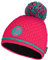 Trollkids Mädchen Bommelmütze Hemsedal, Pink/Pfauengrün, Größe 2-5 Years; 48-52cm