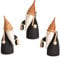 Seiffener Volkskunst | Miniaturen Figuren Miniaturfiguren | Weihnachten Dekoration aus dem Erzgebirge | Original erzgebirgische Holzkunst | Bergwichtel 3-teilig 7 cm
