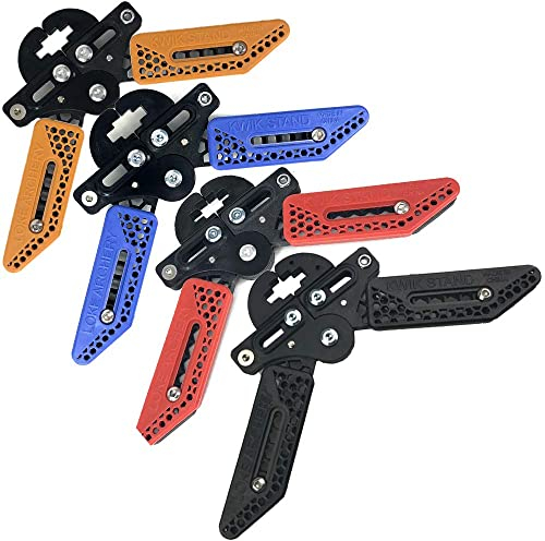 SHARROW Compoundbogenständer klappbares Bogenschießen Jagdbogenhalter Gliedmaßenklemme Bögen Stützhalter Rack (Orange)