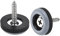 sourcing map 19mm Furniture Feet Slider Glides Screw-in Chair Leg Protector Pads PTFE 24pcs