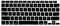 MiNGFi Protector de Teclado Silicona Inglés QWERTY para MacBook Air 13 A2179 (2020), A2337 (M1, 2020–2022) US/ANSI - Negro