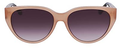 Lacoste Womens L985S Oval Sunglasses, Peach Opaline, One Size