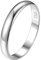 FindChic Silberringe Damen 925 schlicht Herrenring 3mm glatt Partnerringe für sie und ihn Ehering Couple Statement Fingerring Basic Trauringe Verlobungsring Paar Geschenke Größe 49