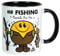 Kapow Gifts MR Fishing Mug Gift Present for Angler Fisherman for him, White