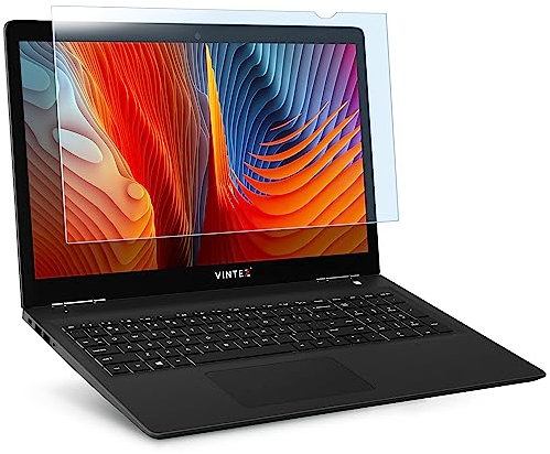 15.6 inch Blue Light Blocking Screen Protector Panel for 16:9 Widescreen Computer Monitor and Laptop - PC Anti-UV Eye Protection Filter Film - Anti-Scratch Diagonal Frame Shield [1 Pack]