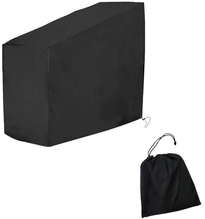 kowaku Heimtrainer-Abdeckung, Fahrrad-Schutzhülle, stationäre Fahrrad-Abdeckung für draußen, drinnen, im Fitnessstudio und zu Hause, 123x60x113x123cm