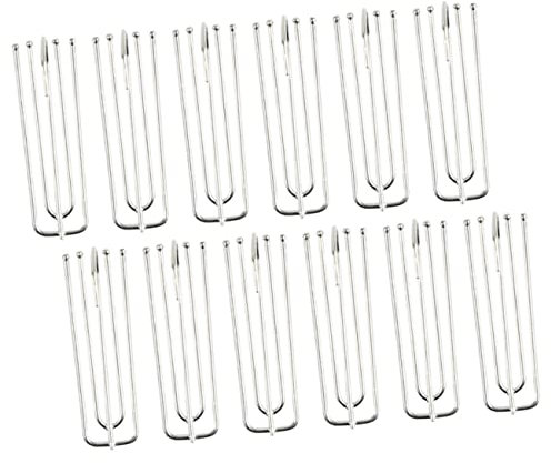 TOPBATHY 40st Haken Aus Edelstahl Haken Für Vorhang Haken Zum Aufhängen Von Gardinen Gardinenbandhaken Vorhangfalte Aus Metall Weiße Haken Gardinenhaken Kupfer Rostfreier Stahl Klauenhaken