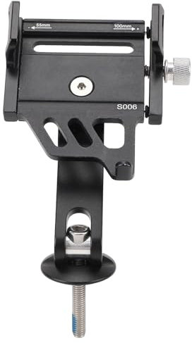 Aluminum Alloy Adjustable Bike Stem Phone Holder Rust Proof Headset Mount for Bicycle Accessory