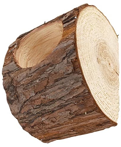 FUNOMOCYA Vaso Da Fiori in Legno Fioriera Profonda Vaso Per Fioriera Bonsai Tronco D'albero Fioriera Per Piante Grasse Fioriera Creativa Vaso Da Fiori Per Ceppo D'albero Abete Cinese