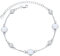 REDSUN Damen S925 Sterling Silber Opal Armband - Verstellbar Naturstein Freundschaftsarmband für Immer - Geschenk für Frauen und Mädchen