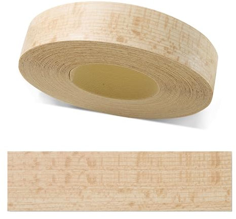 ben+camilla.com Kantenumleimer zum Aufbügeln | Kiefer 22 mm x 10 m Rolle (glatt matt) | Premium Qualität für professionelle Ergebnisse | Kantenschutz
