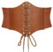 Fokroin Ceinture Corset Femme, Rétro Femmes Taille Corset Ceinture, Cuir Ceinture Medievale Femme,Élastique Costume Femme Moyen Age d'Halloween, Serre Taille pour Habiller