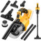 Aspiradora inalámbrica para Dewalt con batería de 20 V, aspiradora de mano de 100 AW con filtro HEPA lavable, aspiradora portátil de 55 CFM para coche/pelo de mascotas/alfombras/suelos duros (sin