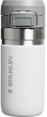 STANLEY Quick-Flip - Botella de agua de 0,47 L, diseño de escarcha