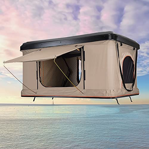 Dachzelt, Hartschale, Luxus, Outdoor, wasserdicht, Fahrzeugmarkise für LKW, SUV, Camping-Dachzelt mit Leiter