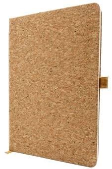 Werkling Kork Notizbuch DIN A5, karierte Seiten
